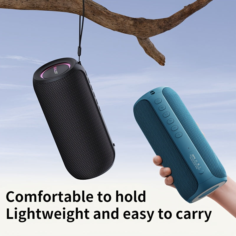 Altavoz subwoofer inalámbrico portátil con sonido HiFi, emparejamiento dual, batería de 3600mAh, tiempo de reproducción de 16H