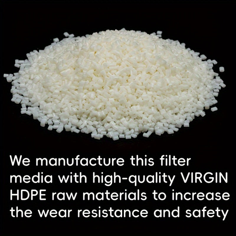 Uncharged PE Biological Pond Filter Media for Nitrification in Fish Tanks and Aquaponics