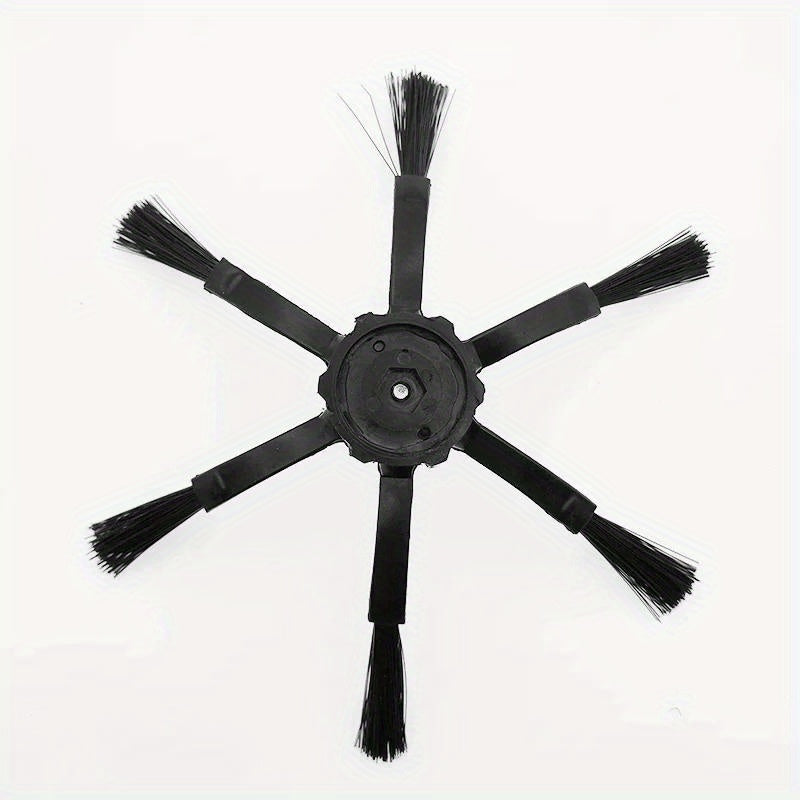 Black Plastic 6-Arm Side Brush Replacement for Roborock Robot Vacuums S50 S51 S55 S5 S6