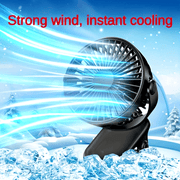 Mini Portable Clip-On USB Rechargeable Fan for Students Dorms Classroom