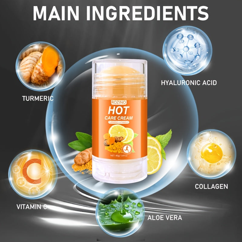 Barra de 40g de cúrcuma con vitamina C para ejercicio, quema grasa, sudoración y elasticidad