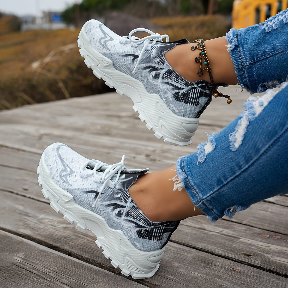 Women's Knit Casual Sneakers for Fashion and Comfort