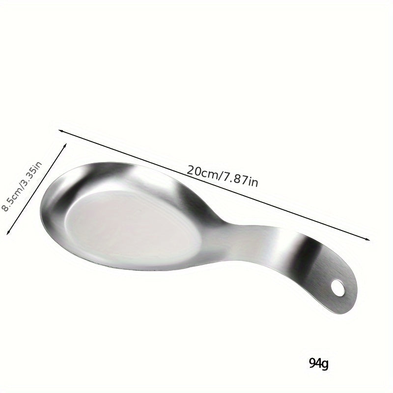 Stainless Steel Spoon Rest Tray Kitchen Tool Durable Sleek Design