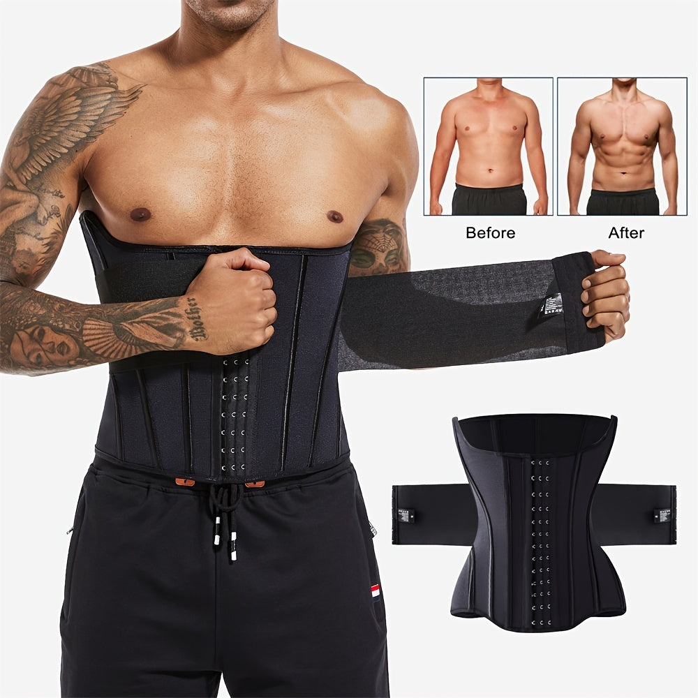 Men's Waist Shaping Belt Solid Color Medium Stretch Polyamide Elastane Slim Waist Trainer