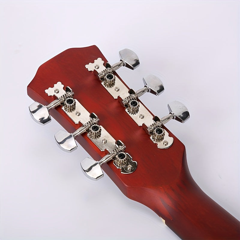 Kit de guitarra acústica para principiantes 96.52cm de tilo acabado mate con accesorios