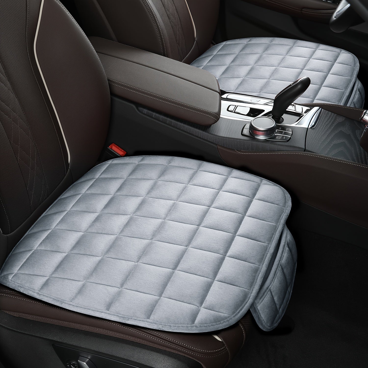Winter Car Seat Cover Breathable Anti-Slip Cushion for Front Vehicle Seat