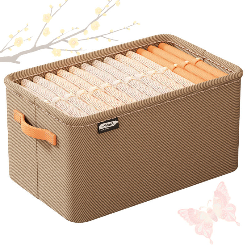 Fabric Storage Bins with Handles Stackable Home Organization Containers