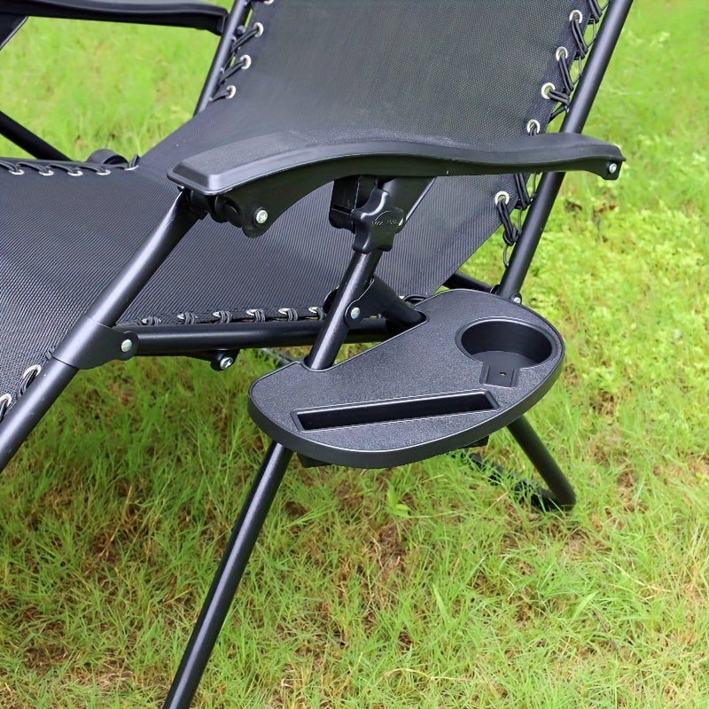 Zero Gravity Chair Arm Tray with Cup Holder and Phone Slot for Lounge and Beach