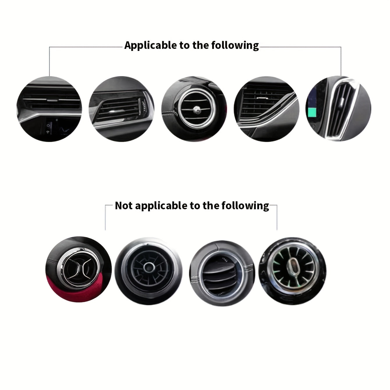 Soporte para teléfono de espejo de coche ajustable en forma de flor de plástico unisex, duradero y lavable