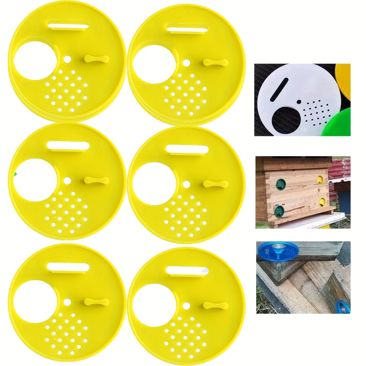 30 dona plastik arıchilik kirish eshiklari uchun uyalar, sozlanadigan yuqori chiziq Nuc juftlashuvi