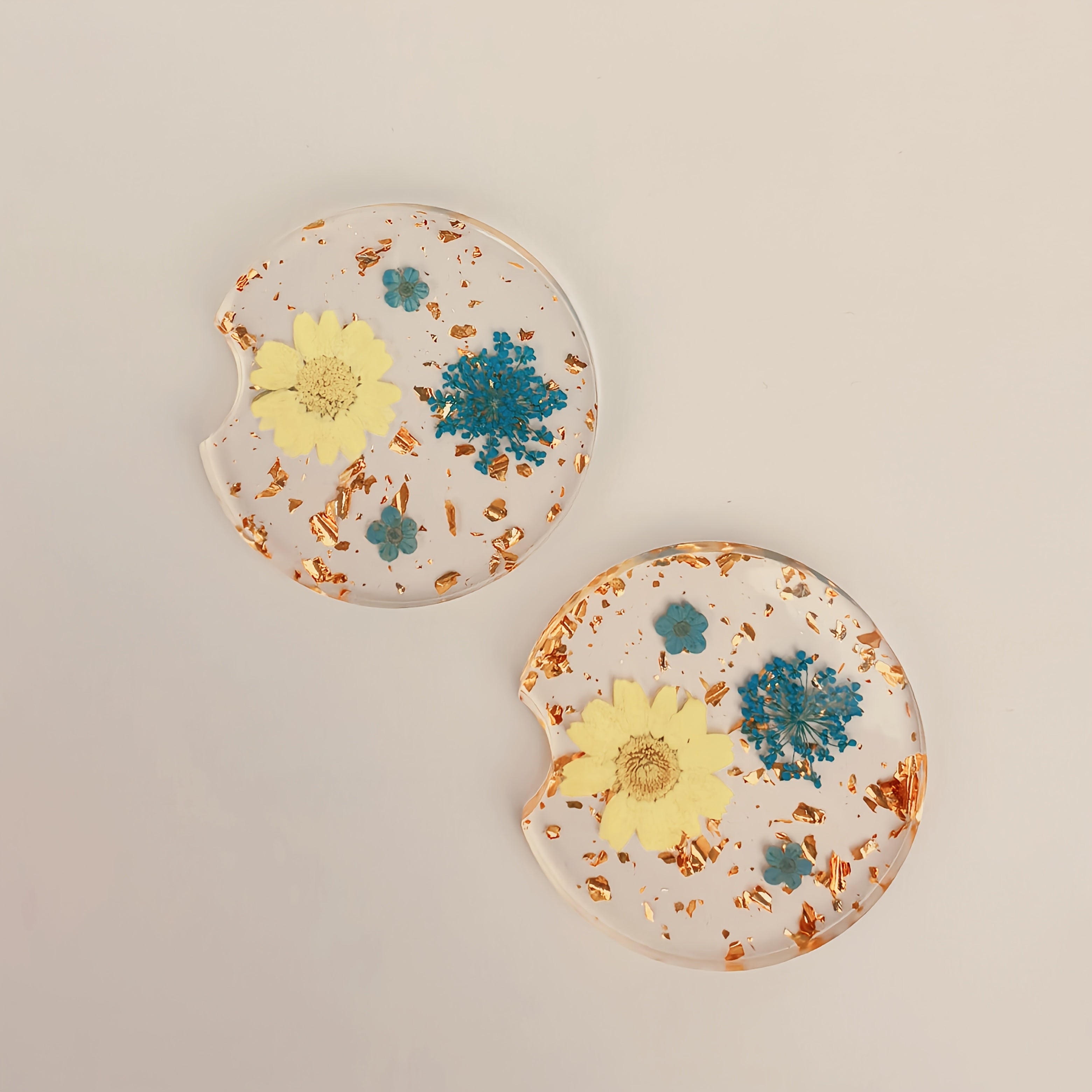 Ayollar uchun avtomobil coasterlari 2 ta paket, zamonaviy va amaliy stakan tutgich dekoratsiyasi