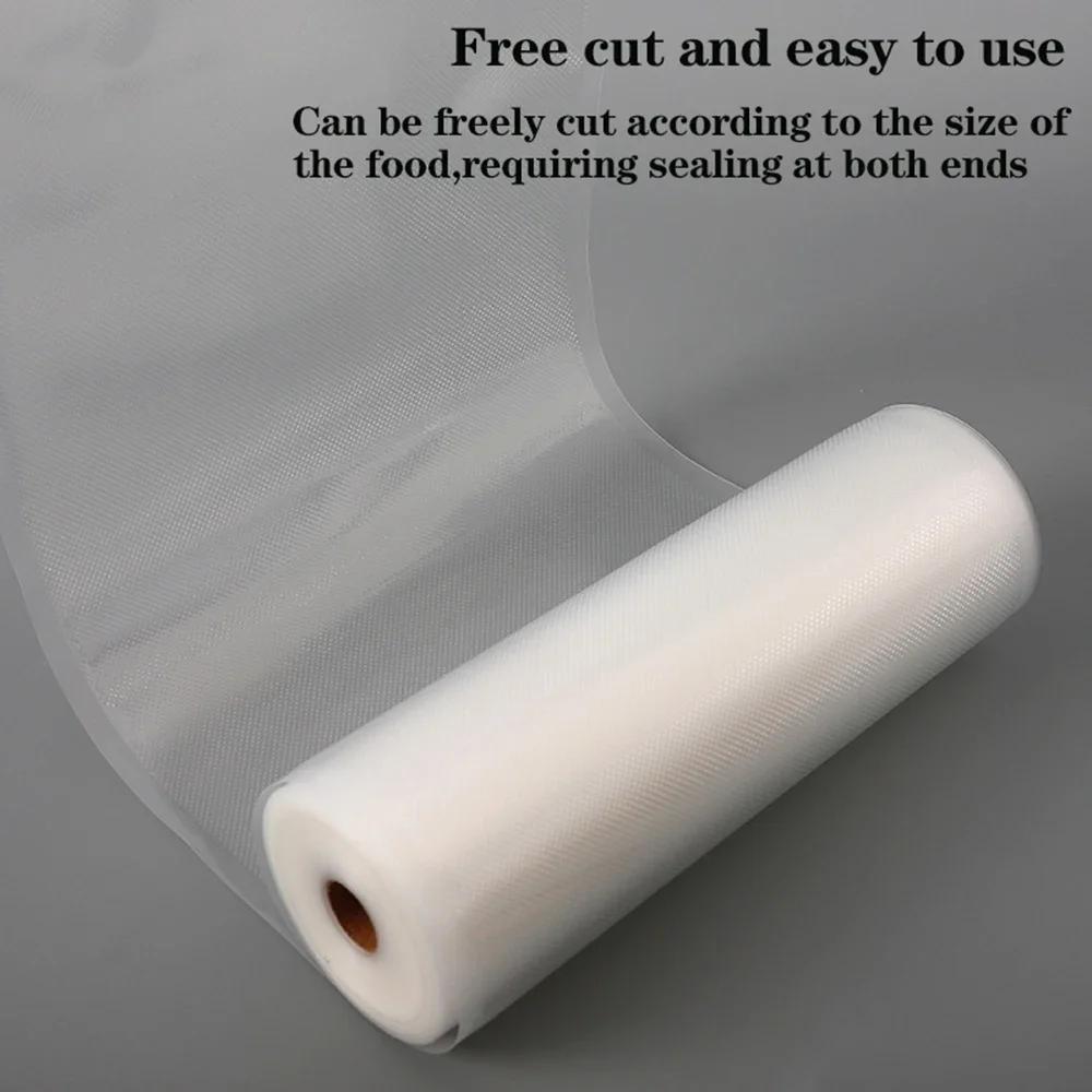 500cm Food Storage Bags Transparent Air-Tight Seal for Sous Vide and Organization