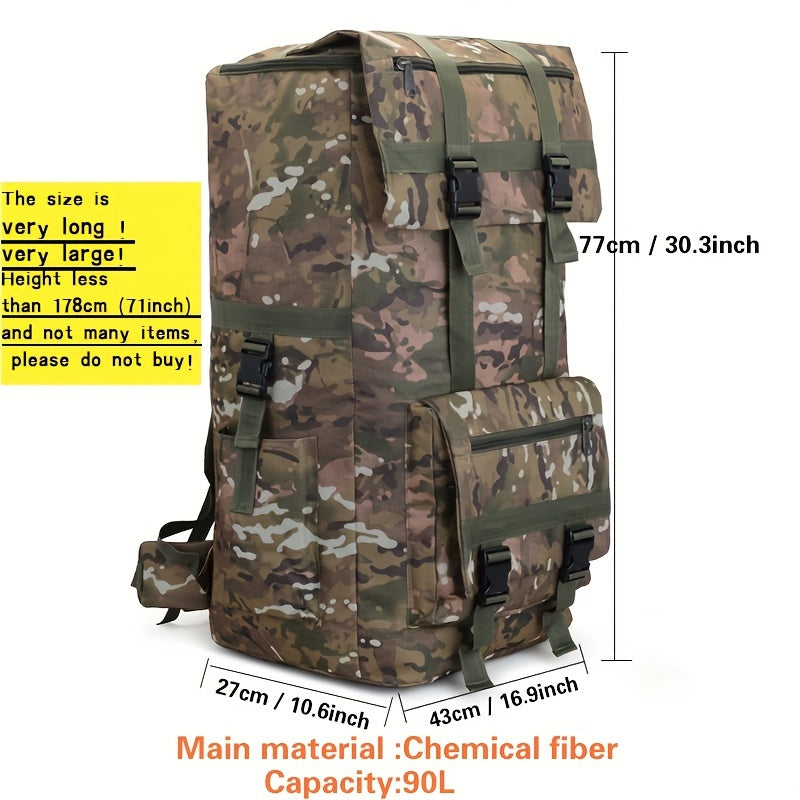 Рюкзак для путешествий с большой вместимостью, камуфляж, складной, прочный, для активного отдыха, спортивный, для дальних поездок