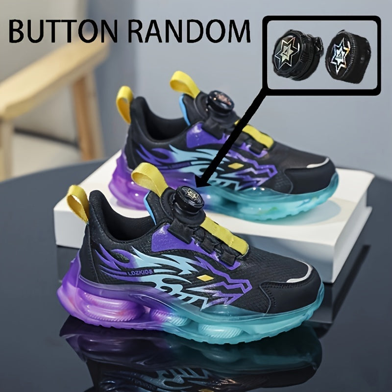 Мужские дышащие водонепроницаемые кроссовки с вращающейся пряжкой, нескользящие, повседневные, спортивные, для бега