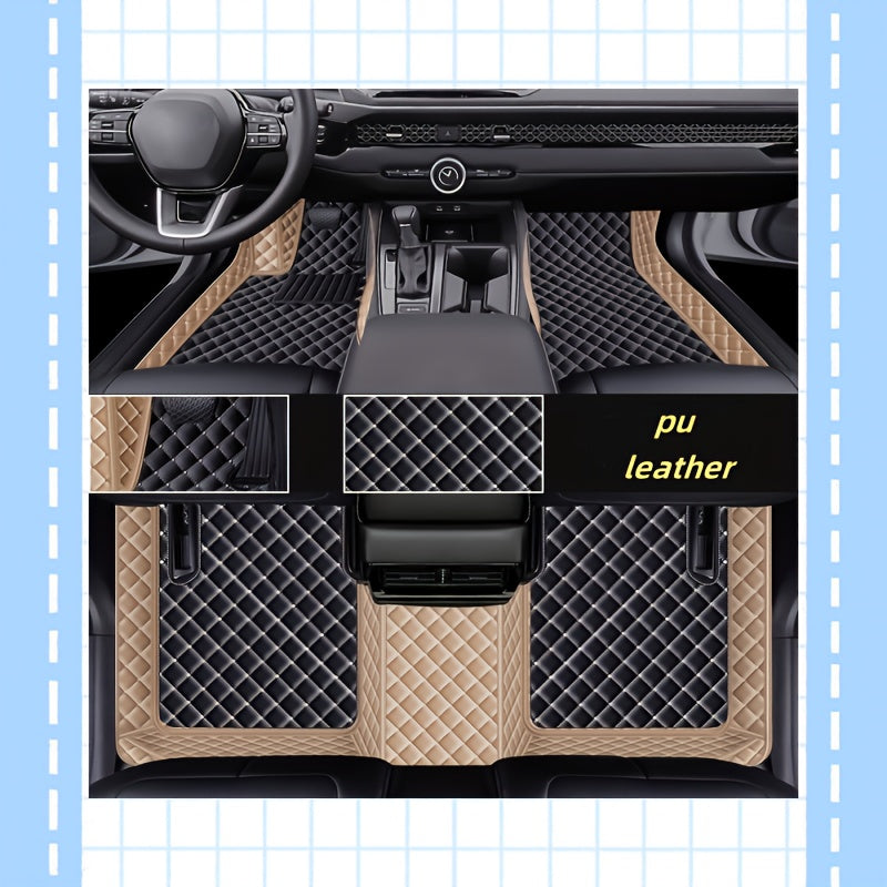 Sedanga mo'ljallangan PU teridan tayyorlangan, sirg'almas, suv o'tkazmaydigan, chang o'tkazmaydigan, yostiqlangan avtomobil podro'ka matolari