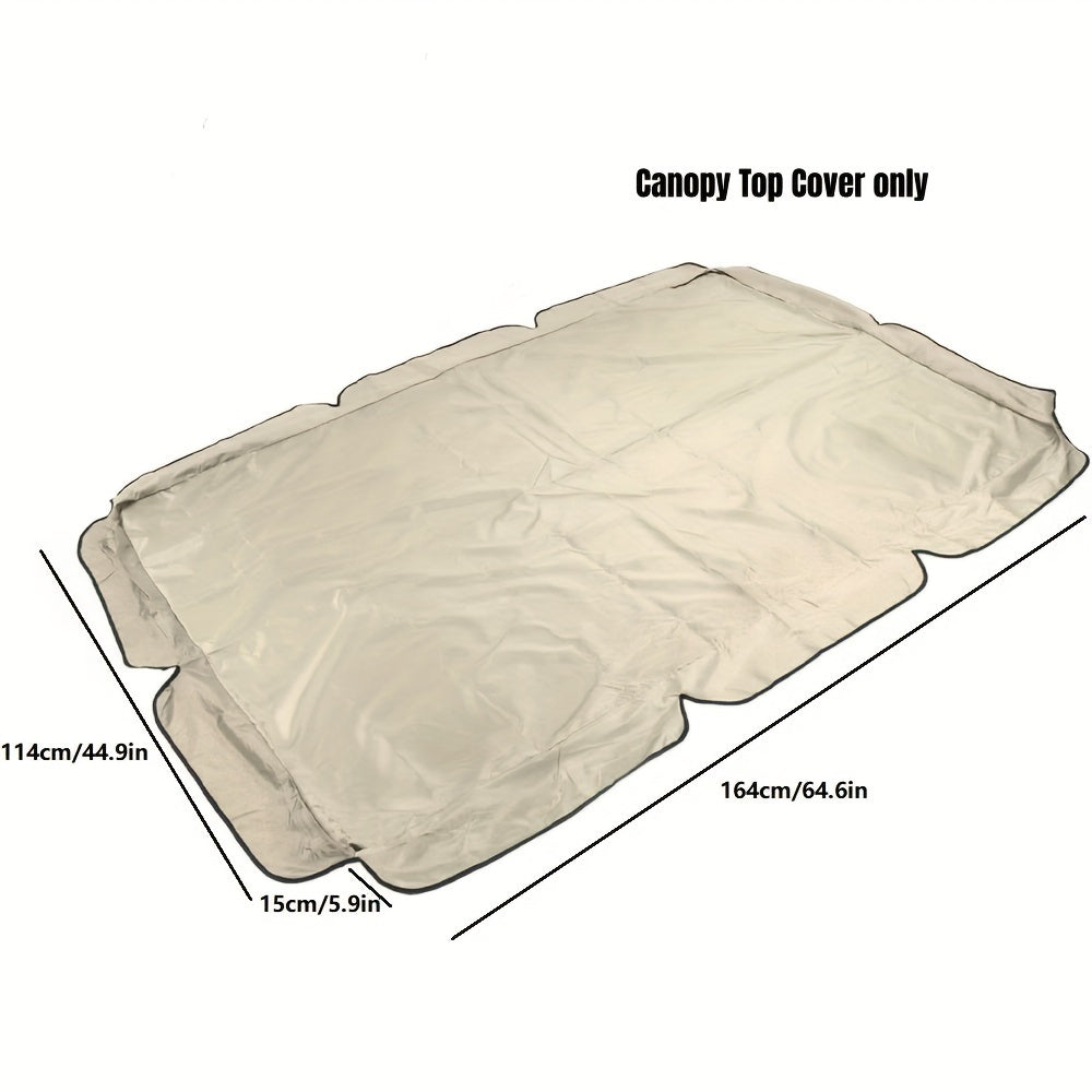 Waterproof Sun-Resistant Patio Swing Canopy Cover 190T Polyester Taffeta