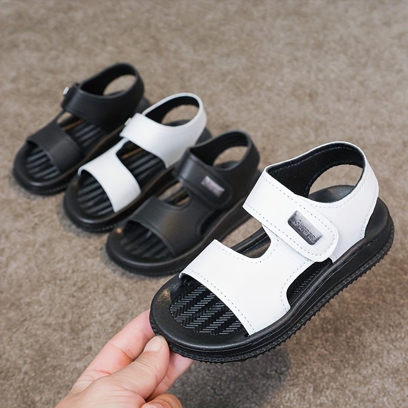 Kids Boys Summer Sandals Non-Slip Open Toe Strappy Beach Shoes Lightweight