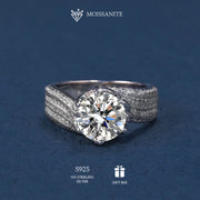 Sterling Silver Twisted Ring for Women Hypoallergenic Engagement Wedding Jewelry