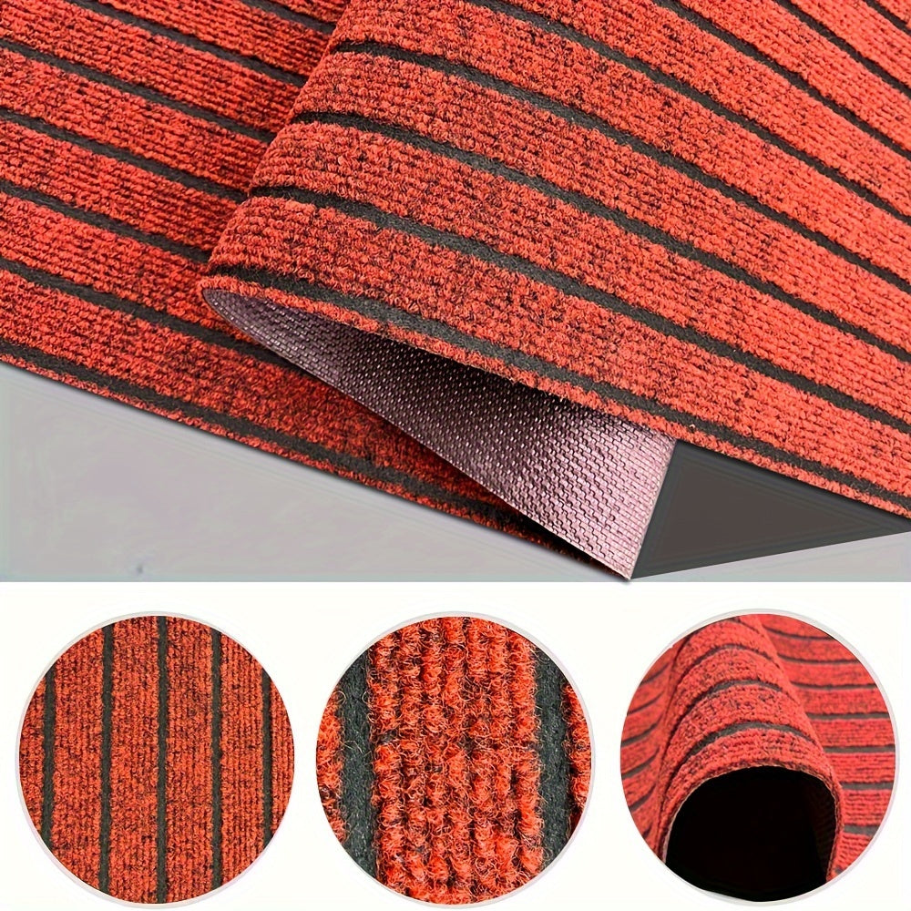 Non-Slip Waterproof Runner Rug for Indoor Outdoor High Traffic Hallways Decks