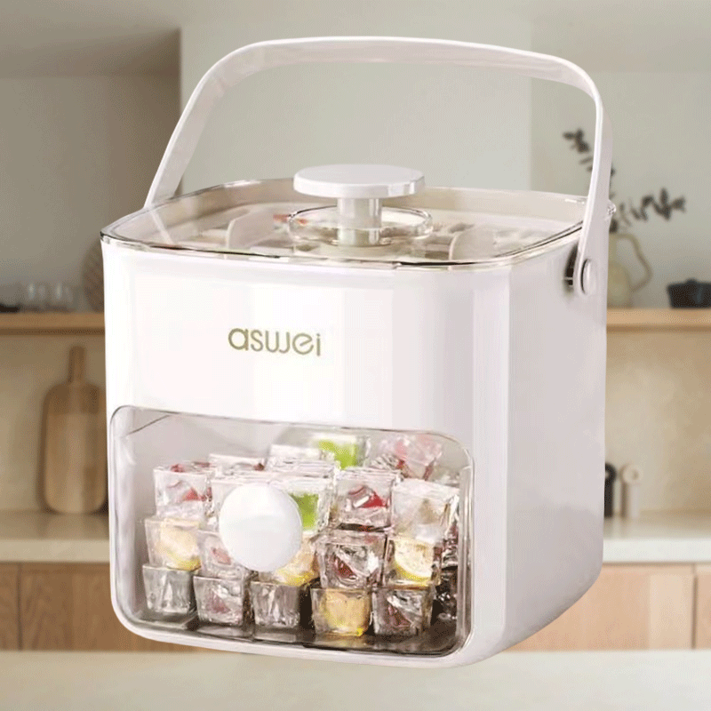 Portable Ice Maker Large Capacity Compact Square Ice Cubes for Home and Parties