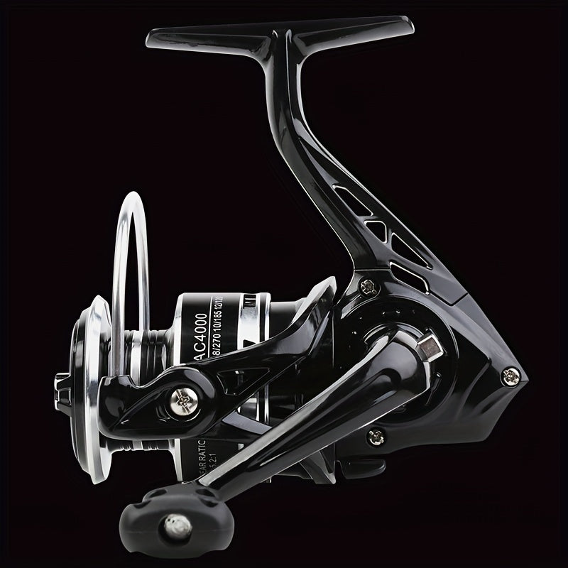 Spinning Fishing Reel 1000-7000 Series Aluminum Alloy Saltwater Freshwater 5.2:1 Gear Ratio
