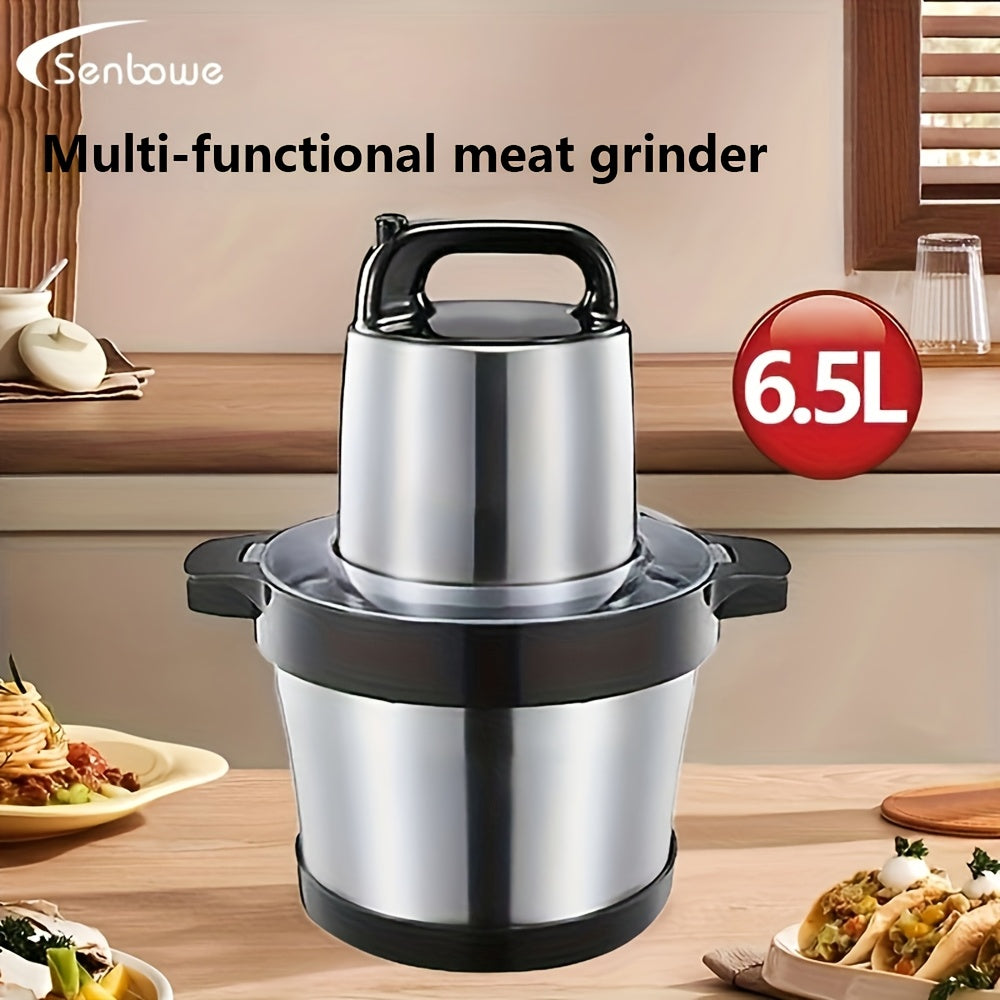 Large Capacity Meat Grinder with Vegetable Grinder Stainless Steel Two Speed Food Grade