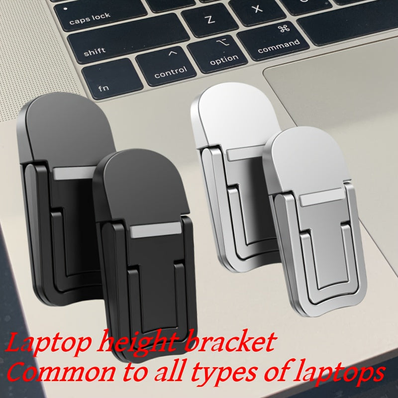 Adjustable Laptop Stand with Folding Portable Base and Height Adjustment