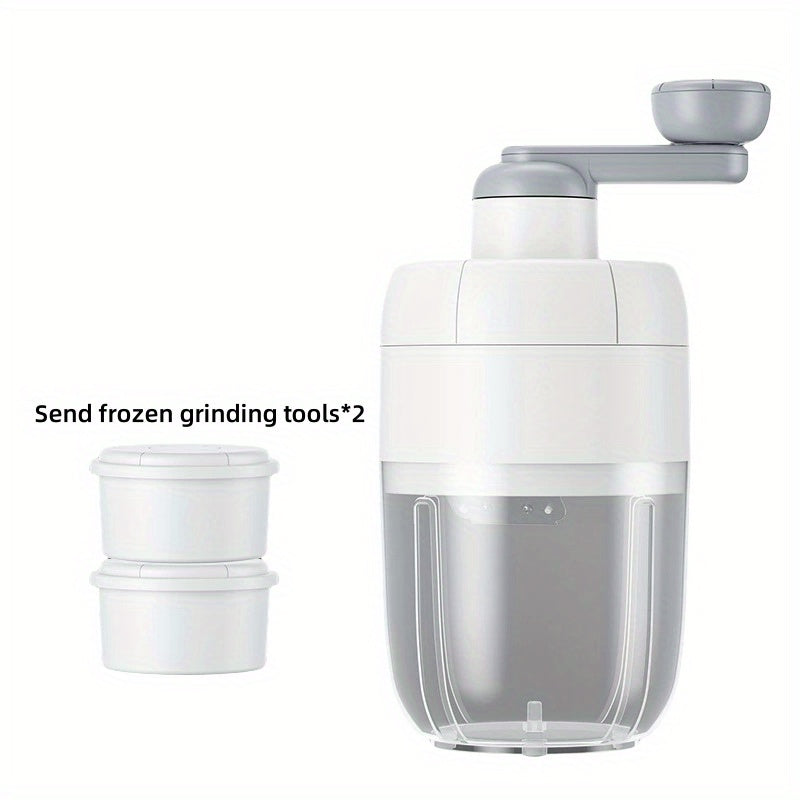 Rallador de hielo de acero inoxidable para dulces caseros, helados, cócteles, fácil de usar