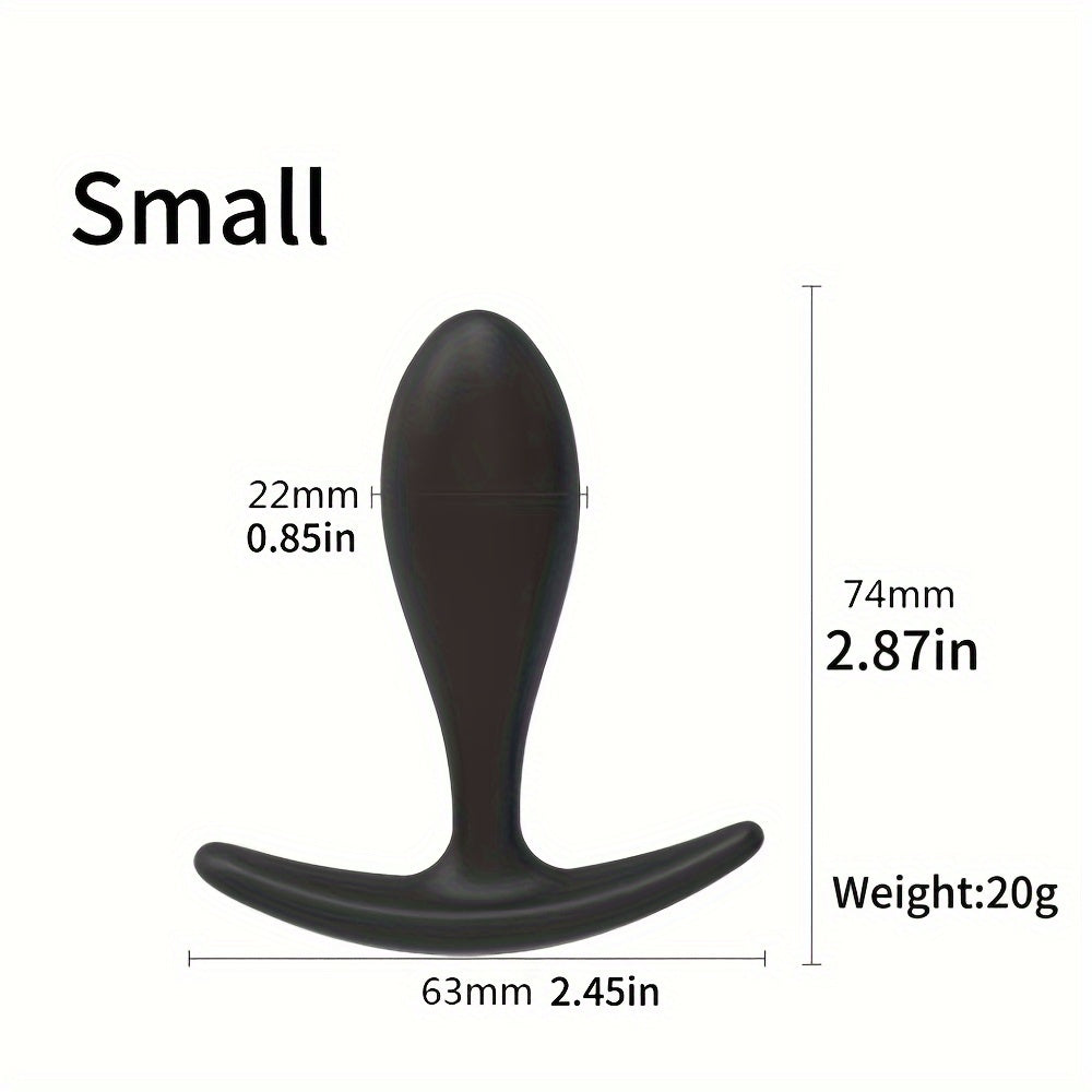 Adult Silicone Anal Plug Small Wearable Dilator for Men Women