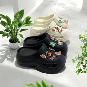 Women’s Summer EVA Hollow Breathable Sandals Non-Slip Garden Beach Shoes