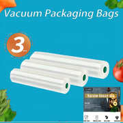 Vacuum Seal Bags 3-Pack 5m Reusable Microwave Freezer Heat-Seal