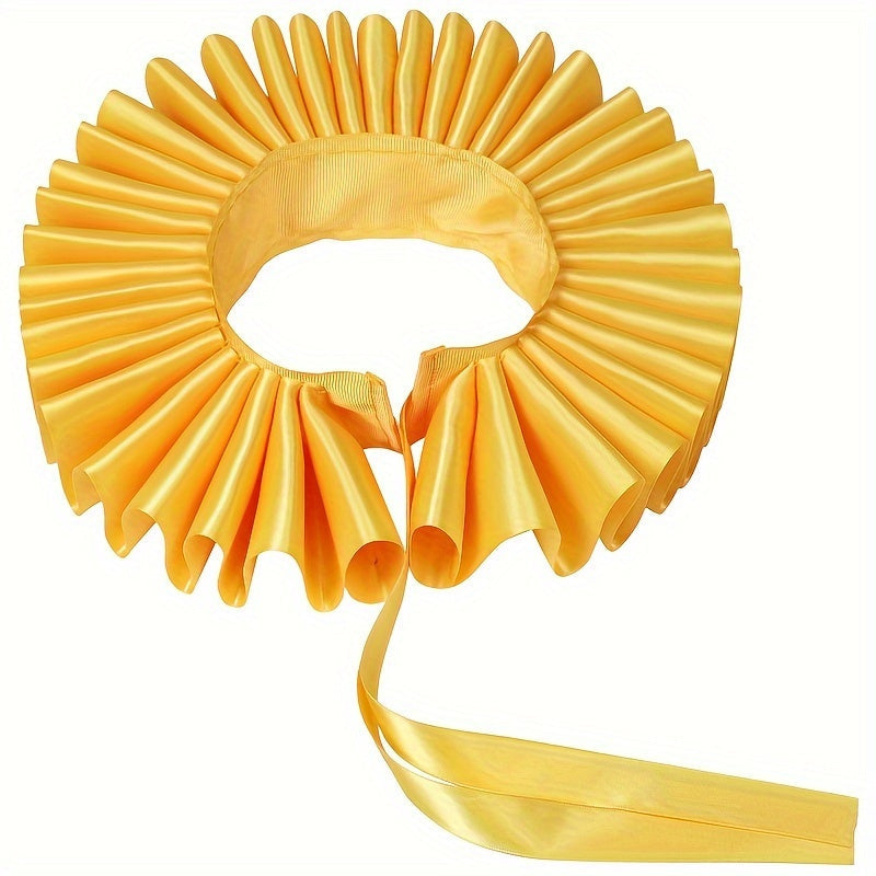 Victorian Renaissance Ruffled Collar Costume Accessory for Role-Playing and Themed Events