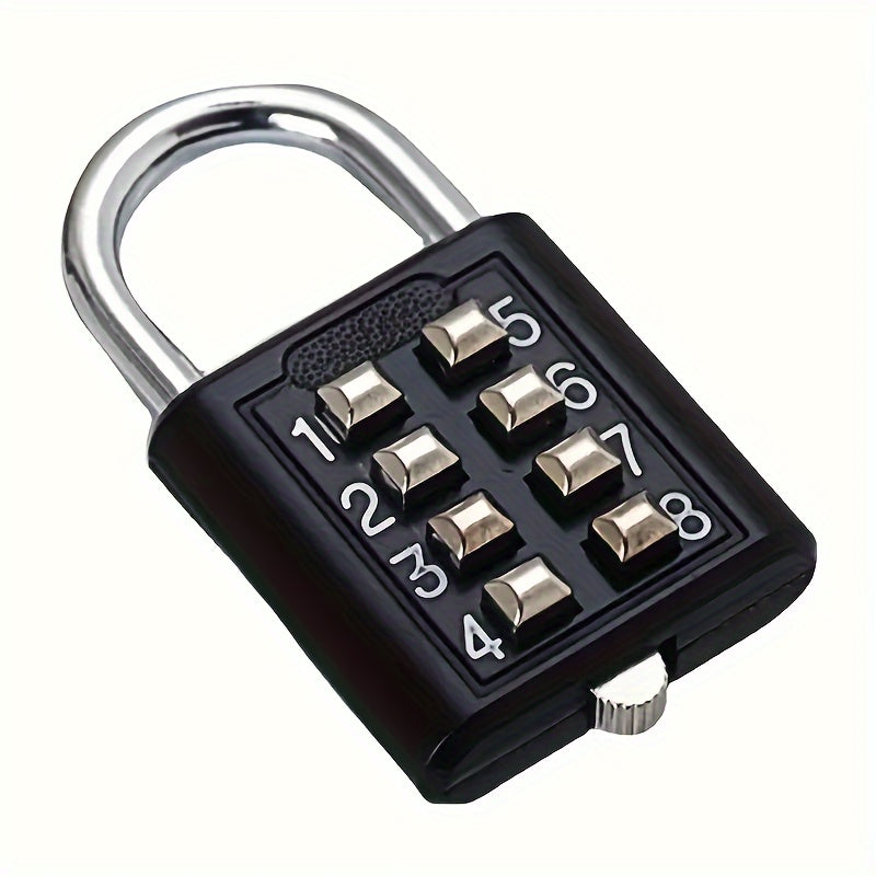 Black Alloy Combination Lock for Suitcases Luggage and Drawers 3-Digit Dial