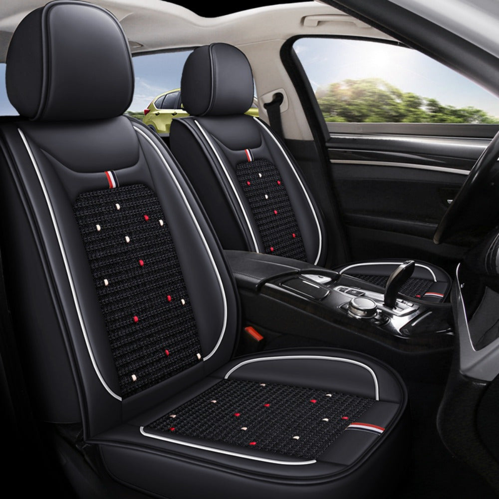 2pcs Car Seat Covers Cushioned Non-Slip Seat Protectors for All Vehicles