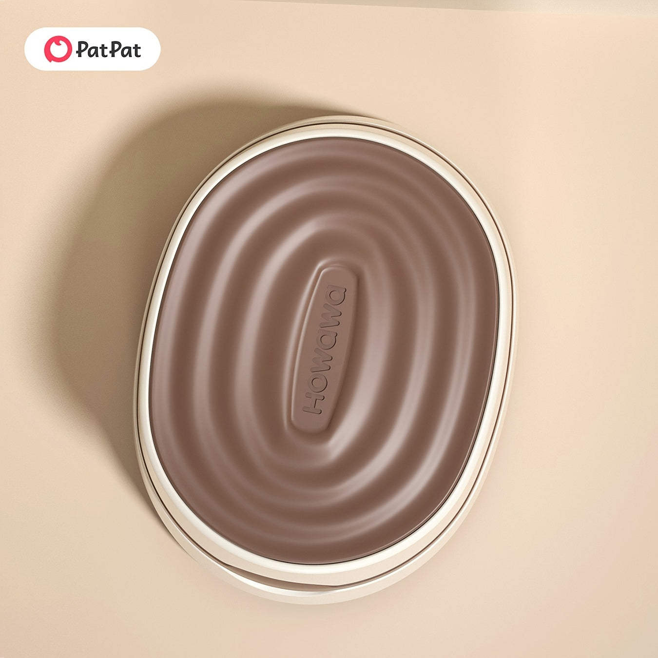 Qorong‘u jigarrang portativ hojatxona uchun o‘rindiq, bolalar uchun mustahkam va bardoshli