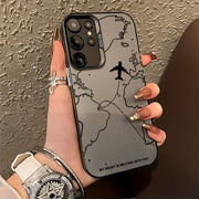 Чехол для телефона Galaxy S20 S21 S22 S23 S24 S25 из TPU с матовым покрытием и антиударной защитой, с мультяшным дизайном