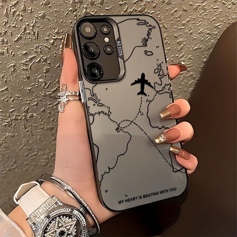 Чехол для телефона Galaxy S20 S21 S22 S23 S24 S25 из TPU с матовым покрытием и антиударной защитой, с мультяшным дизайном