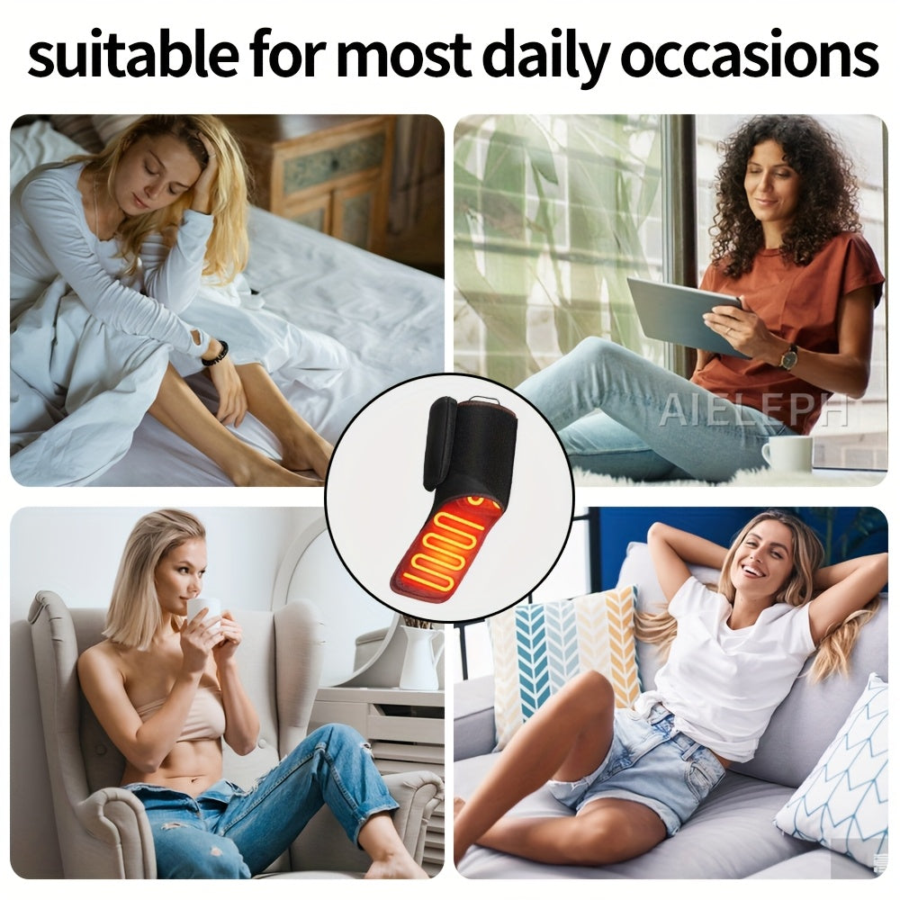 USB tizzaga isitish padlari, 3 ta titrash sozlamalari bilan og'riqni kamaytirish uchun