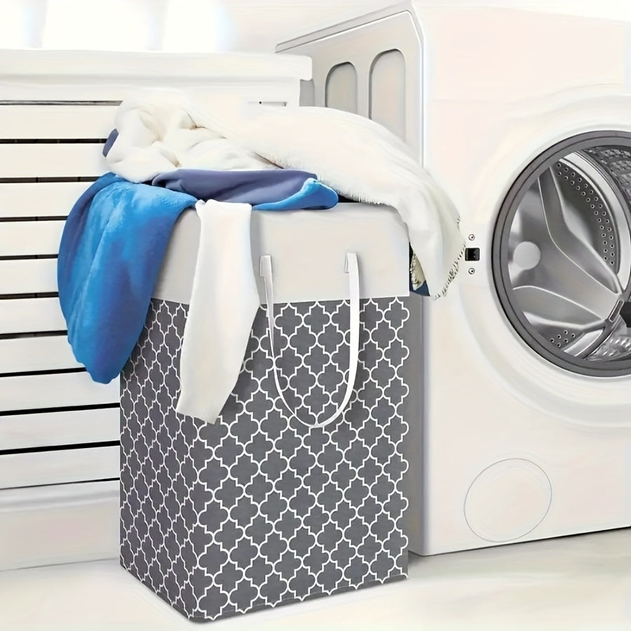 Laundry Storage Basket with Handles Hamper for Laundry Bathroom Bedroom Dorm