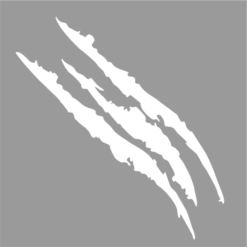 Car Scratch Stickers Personalize Your Vehicle Unique Ghost Claw Design