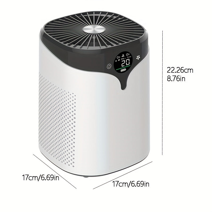 Smart Touch Screen Air Purifier for Smoke Pollen PM2.5 HEPA Filter
