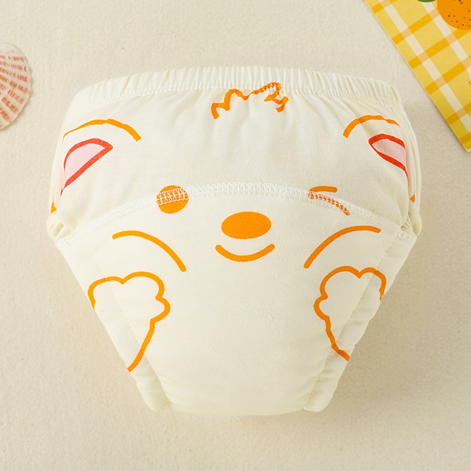 Set of 10 Reusable Baby Training Pants Toddler Underwear with Animal Designs Soft Knit Material