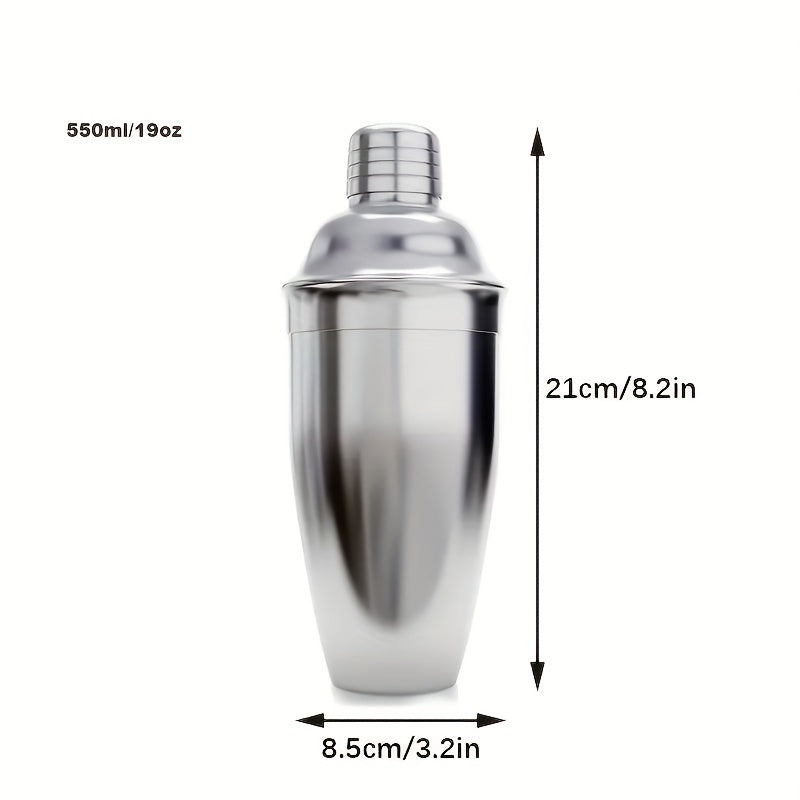 Stainless Steel Cocktail Shaker Barware for Mixing Drinks