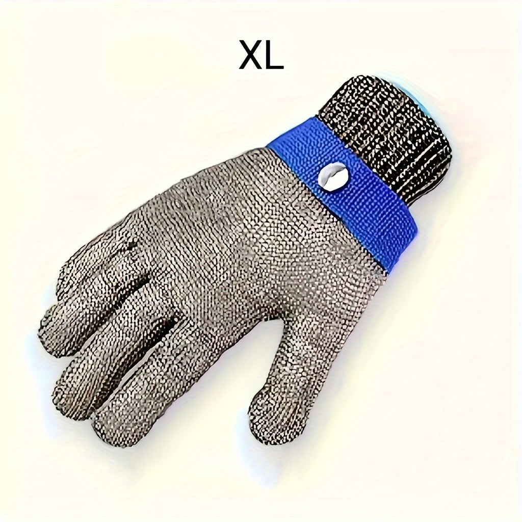 Cut-Resistant Metal Mesh Gloves for Kitchen and Cleaning Latex-Free Household Safety