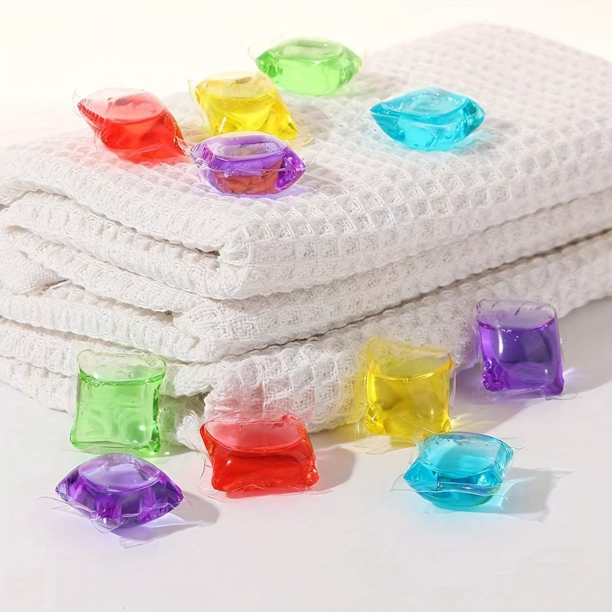 25/50/80/120 Washing Balls with Long-Lasting Fragrance High-Efficiency Chlorine-Free PET Laundry Detergent