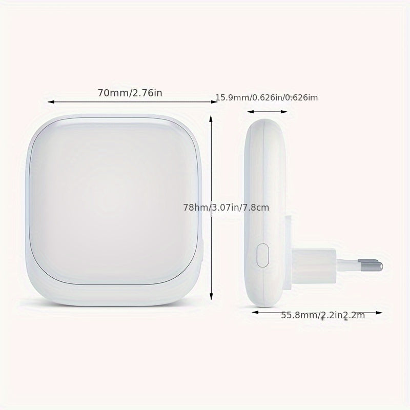 Modern LED Night Lights with Sensor Adjustable Brightness Soft White 3000K for Hallway Bedroom Stairway