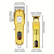 Professional Hair Beard Trimmer Set USB Rechargeable Lithium Battery Men's Grooming Gift