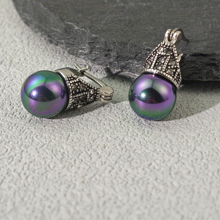 Bohemiya tushirish sirg‘alar, zanglamaydigan po‘lat, rhinestones, sun’iy marjonlar, kundalik zamonaviylik