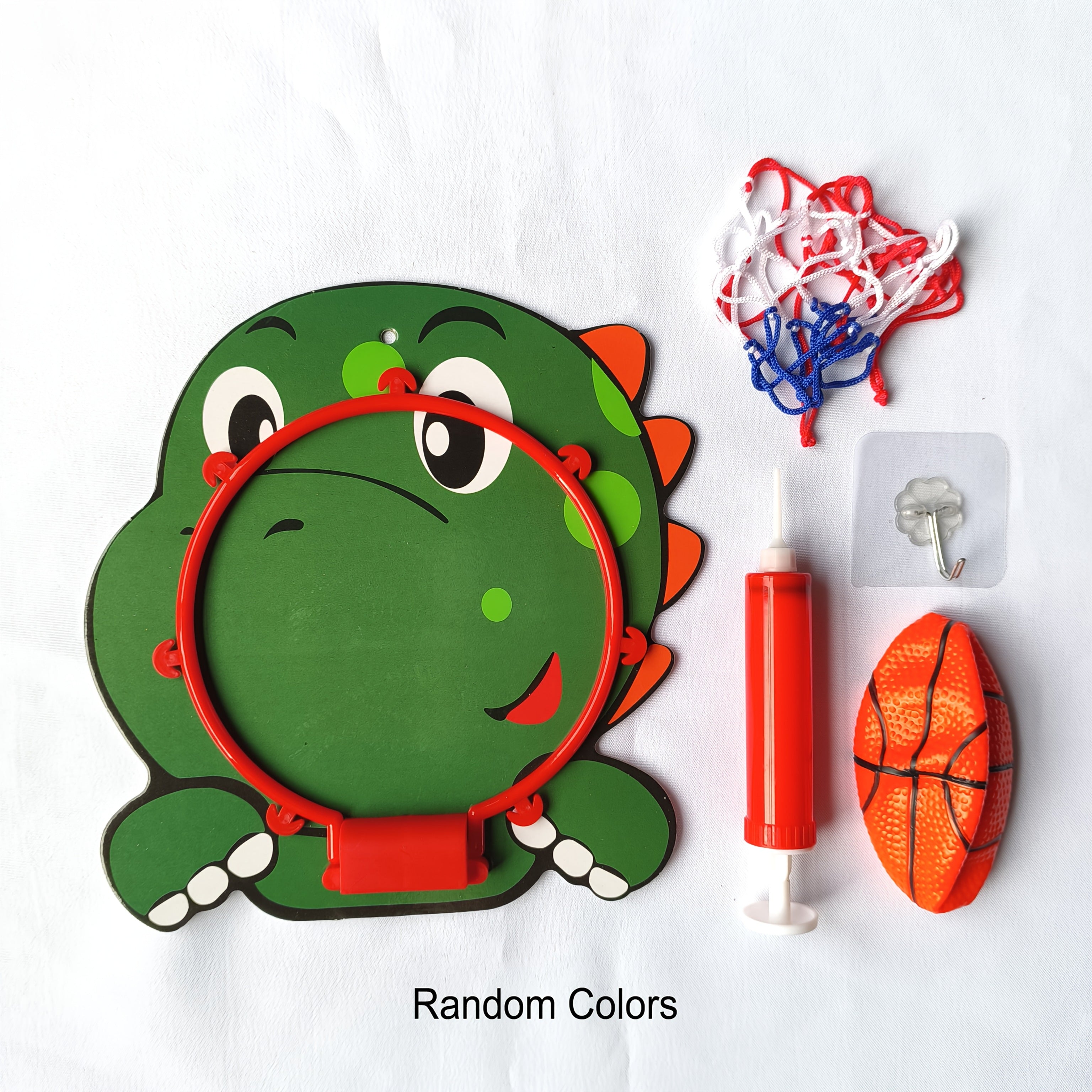 Children's Cartoon Animal Basketball Hoop Indoor Outdoor Easy to Install No Drilling