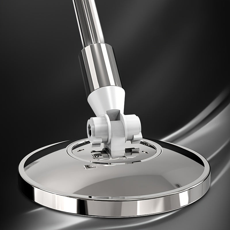 Uy, oshxona va hammom polini tozalash uchun qalinlashtirilgan plitalar bilan aylanuvchi mopa bosh - universal metall mop tutqichi ulanishi, ideal tozalash vositasi va tozalash materiallari